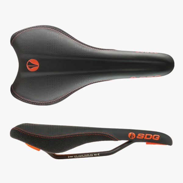SDG Radar CroMo MTB Saddle - Black-Orange For Sale